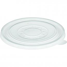 Couvercle transparent anti buée RPET Ø145mm (x400) (pot rond associé : 31321750KR/C3)