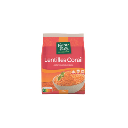 Lentilles corail sachet 2.5Kg - VIVIEN PAILLE