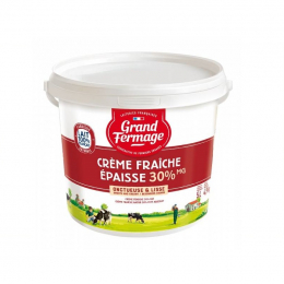 Crème fraiche épaisse 30%Mg 5L - GRAND FERMAGE
