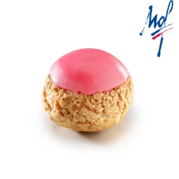 Chou framboise et gianduja 18g x48 - Création Philippe Urraca