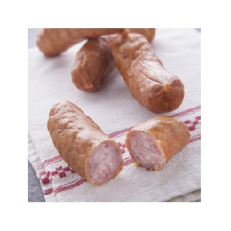 Saucisse cuite supérieure boyau naturel fumé s/v VPF (125g env x12) France