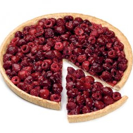 Tarte aux framboises Ø27cm pâte sablée pur beurre 880g - mdd - Surgelé