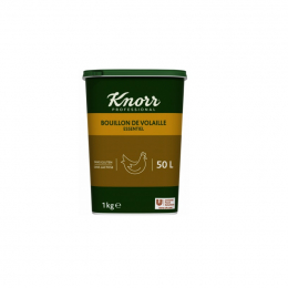 Bouilon de volaille boite 1Kg /50L - KNORR ESSENTIEL