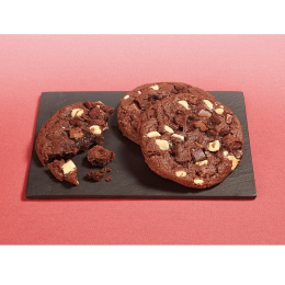 Maxi cookie 3 chocolats Ø10.5cm (76g x34) - mdd - Surgelé