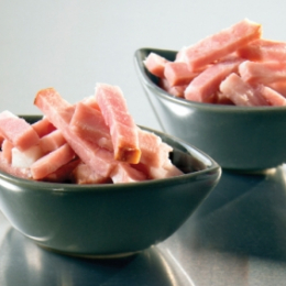 Lardon fumé cru 1Kg - Surgelé