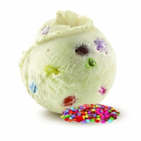 Glace - Rainbow (glace fleur de lait et bonbons multicolores au chocolat) 6L x1