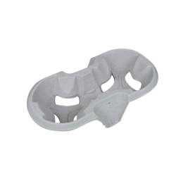 Porte gobelets en pulpe pour 2 gobelets (600pcs)