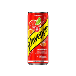 Soda Schweppes agrume (boite slim 33cl x24) - SCHWEPPES