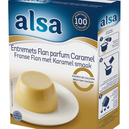 Préparation entremet flan caramel boite 1050g /100P - ALSA