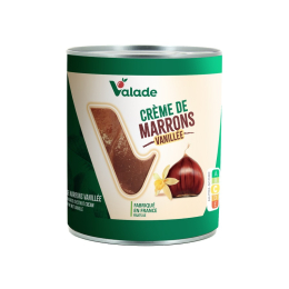 Crème de marron vanillée boite 4/4 - VALADE EN CORRÈZE