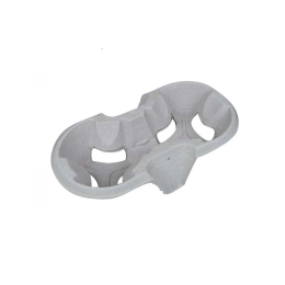 Porte gobelets en pulpe pour 2 gobelets 22x11cm (600pcs)