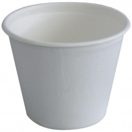 Pot à soupe rond pulpe blanc 425ml (105x85mm) [1000 (40x25)] (couvercle associé : 145400COV) (saladier bol)