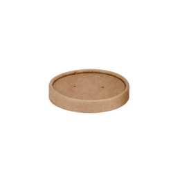 A003 - Couvercle pot à soupe kraft 780ml (50U)x10 Publi Embal - ALPHA FORM (pot associé 242325)