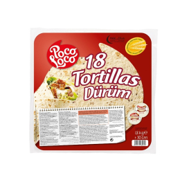 Tortillas de blé ø30cm (paquet 18U x6) - POCO LOCO