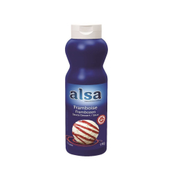 Sauce dessert framboise flacon 1Kg - ALSA