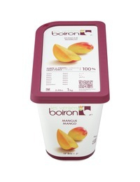 Purée de mangue 100% fruit 1Kg - BOIRON - Surgelés