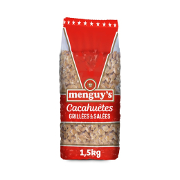 Cacahuètes grillées salées 1.5Kg - MENGUY'S