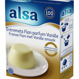 Préparation entremet flan vanille boite 900g /100P - ALSA