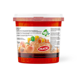 Bubble Tea - Pop Ball - Boba pêche seau 3.2Kg