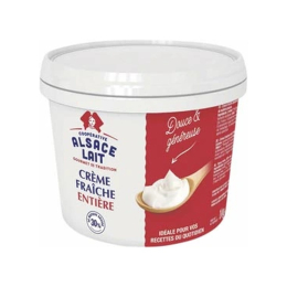 Crème fraîche épaisse 30%Mg 1Kg - ALSACE LAIT