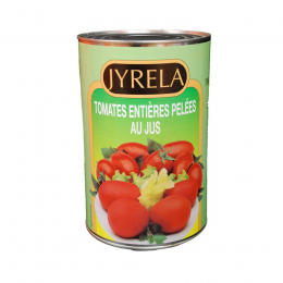 Tomate entière pelée au jus boite 5/1 3.825Kg PNE 2.38Kg