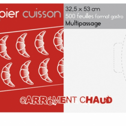 Papier cuisson 32.5x53cm (colis 500U) - PUBLI EMBAL