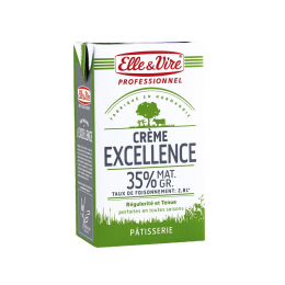 Crème UHT 35%Mg Excellence (1L x6) - ELLE & VIRE