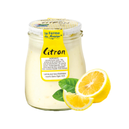 Yaourt brassé citron (180g x6) - LA FERME DU MANÈGE