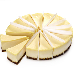 Cheesecake nature au biscuit spéculoos Ø20.3cm prédécoupé 14 parts (1.5Kg x3) - LA CHARLOTTE - Surgelé