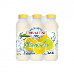 EAU CRISTALINE CITRONADE (50cl x6)