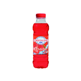 Eau de source jus fraise (PET 50cl x6) - CRISTALINE