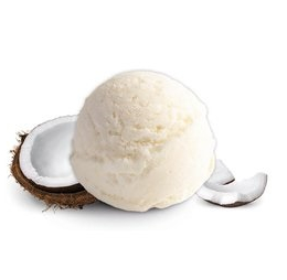 Crème glacée noix de coco avec noix de coco râpée 2.4L/1.222Kg - mdd - Surgelé