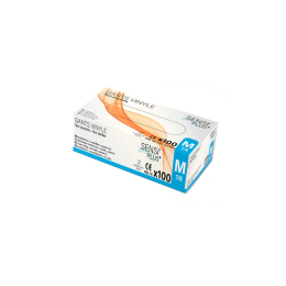 Gants vinyle transparent non poudré T7/8 [M] (100U x10)