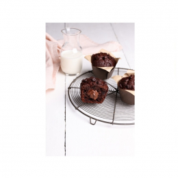 Muffin chocolat fourré noisette (95g x20) - MADEMOISELLE DESSERTS - Surgelé