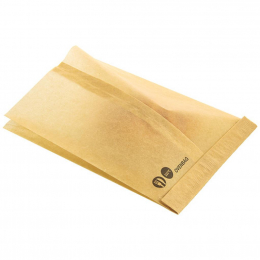 Sac sandwich hamburger chaud "Ovenbag" papier kraft brun (170x40x200mm) (x500)