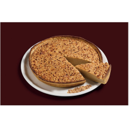 Maxi flan praliné rond cuit CBR Ø27cm (1.8Kg x4) - Surgelé