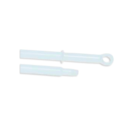 Manche balais en plastique blanc 140cm - BROSSERIE THOMAS