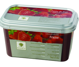 Purée de fraise 1Kg - RAVIFRUIT - Surgelés