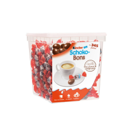 Schoko-Bons chocolat-noisette boite 2Kg (345 étuis) - KINDER