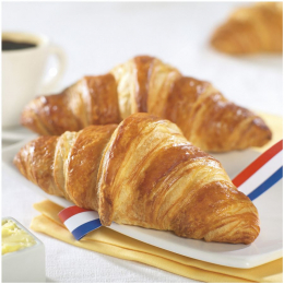 Croissant droit 24.5% pur beurre AOP PAP (70g x150) - Surgelé