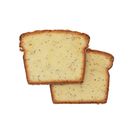 Cake citron pavot prétranché (14 parts x2pcs) 1.35Kg - AMERICAN DESSERTS - Surgelé