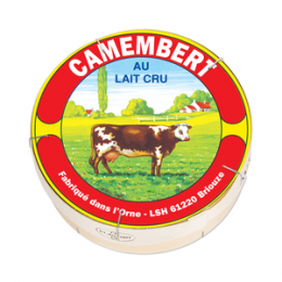 Camenbert au lait cru 20%Mg 240g - VACHE PATURE