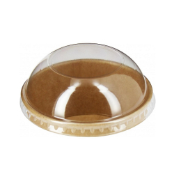 Couvercle dôme RPET transparent (x1000) (pot associé : 306022KR/C)