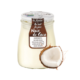 Yaourt brassé noix de coco (180g x6) - LA FERME DU MANÈGE