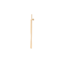 Pailles droites en papier couleur kraft Ø0.6x20cm en sachet individuel (250pcs)