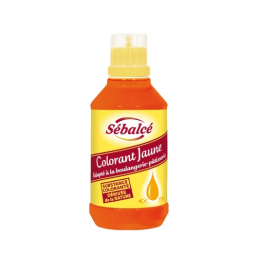 Colorant liquide jaune flacon (500ml x6) - SEBALCE