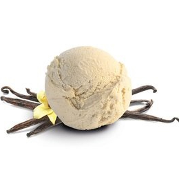 Crème glacée vanille Bourbon 2.4L/1.200Kg - mdd - Surgelé