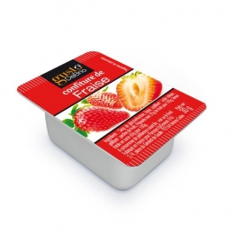 Confiture de fraise en coupelle plastique (30g x120) - mdd
