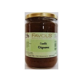 Confit d'oignons en bocal 650g - FAVOLS