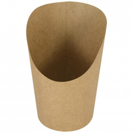Pot à wraps carton kraft brun 155ml/5.5 Oz (80x80x115mm) (x1200) (saladier bol)